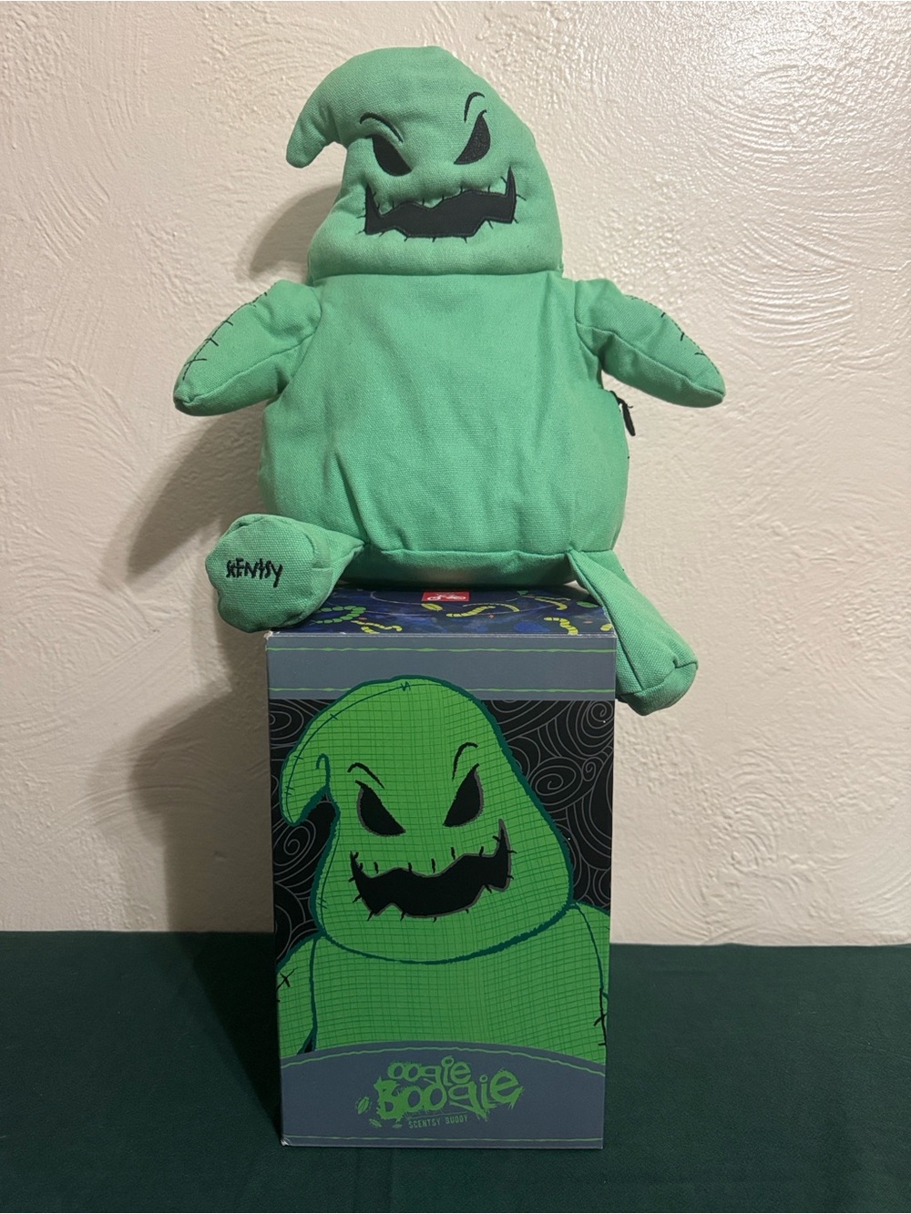 Scentsy Buddy Oogie Boogie Green Plush Stuffed Figure